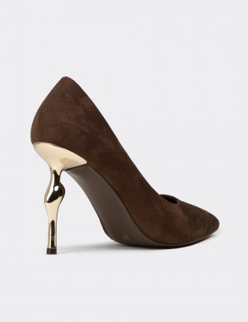 Kadın Kahverengi Stiletto - V9011ZKHVM01