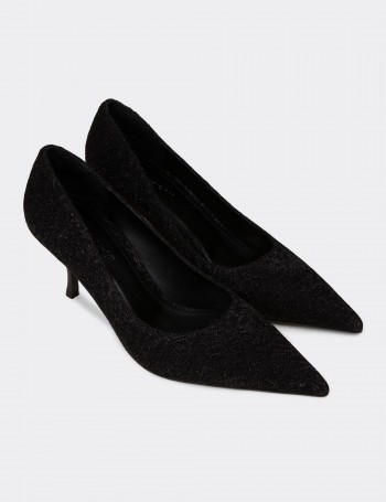 Kadın Siyah Stiletto - V4016ZSYHM01