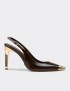 Deery Stiletto Deery Slingback Kadın Kahverengi