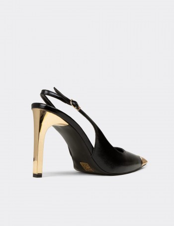 Kadın Siyah Slingback Stiletto - RD141ZSYHM01
