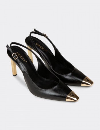 Kadın Siyah Slingback Stiletto - RD141ZSYHM01