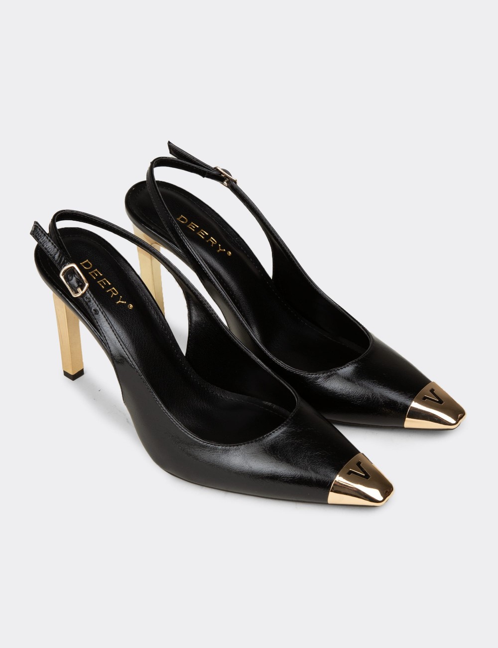 Kadın Siyah Slingback Stiletto - RD141ZSYHM01