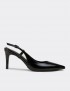 Deery Stiletto Deery Slingback Kadın Siyah