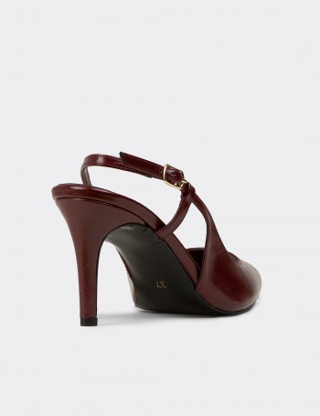 Kadın Bordo Slingback Stiletto - RD420ZBRDM01