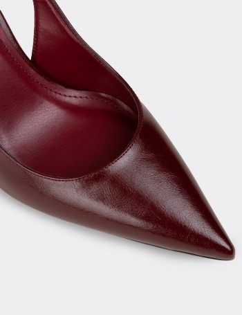 Kadın Bordo Slingback Stiletto - RD420ZBRDM01