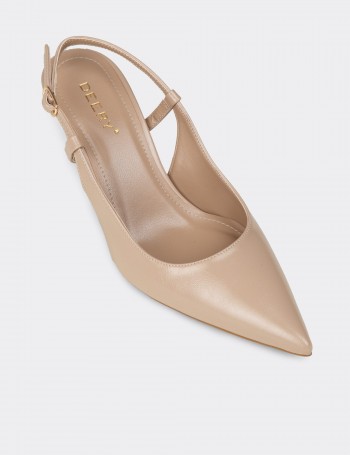 Kadın Bej Slingback Stiletto - RD420ZBEJM01