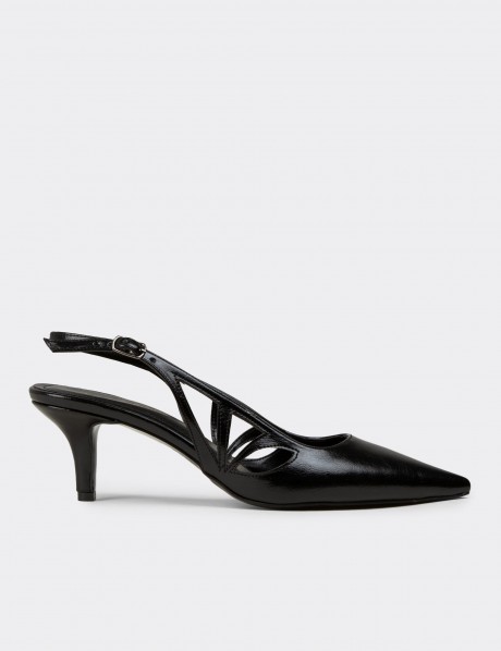 Deery Ayakkabı Deery Topuklu Kadın Siyah