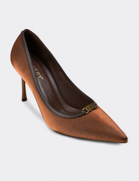 Kadın Bakır Renk Stiletto