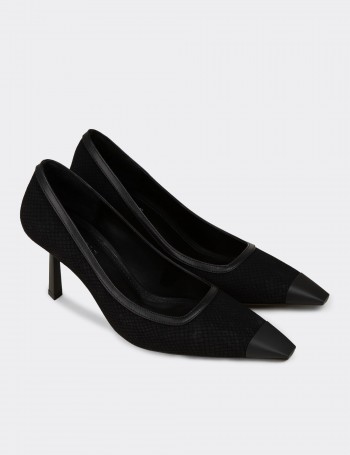 Kadın Siyah Stiletto - V0130ZSYHM01