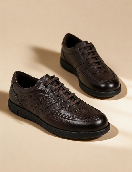 Deery Günlük Deery Hakiki Deri Kahverengi Erkek Ayakkabı