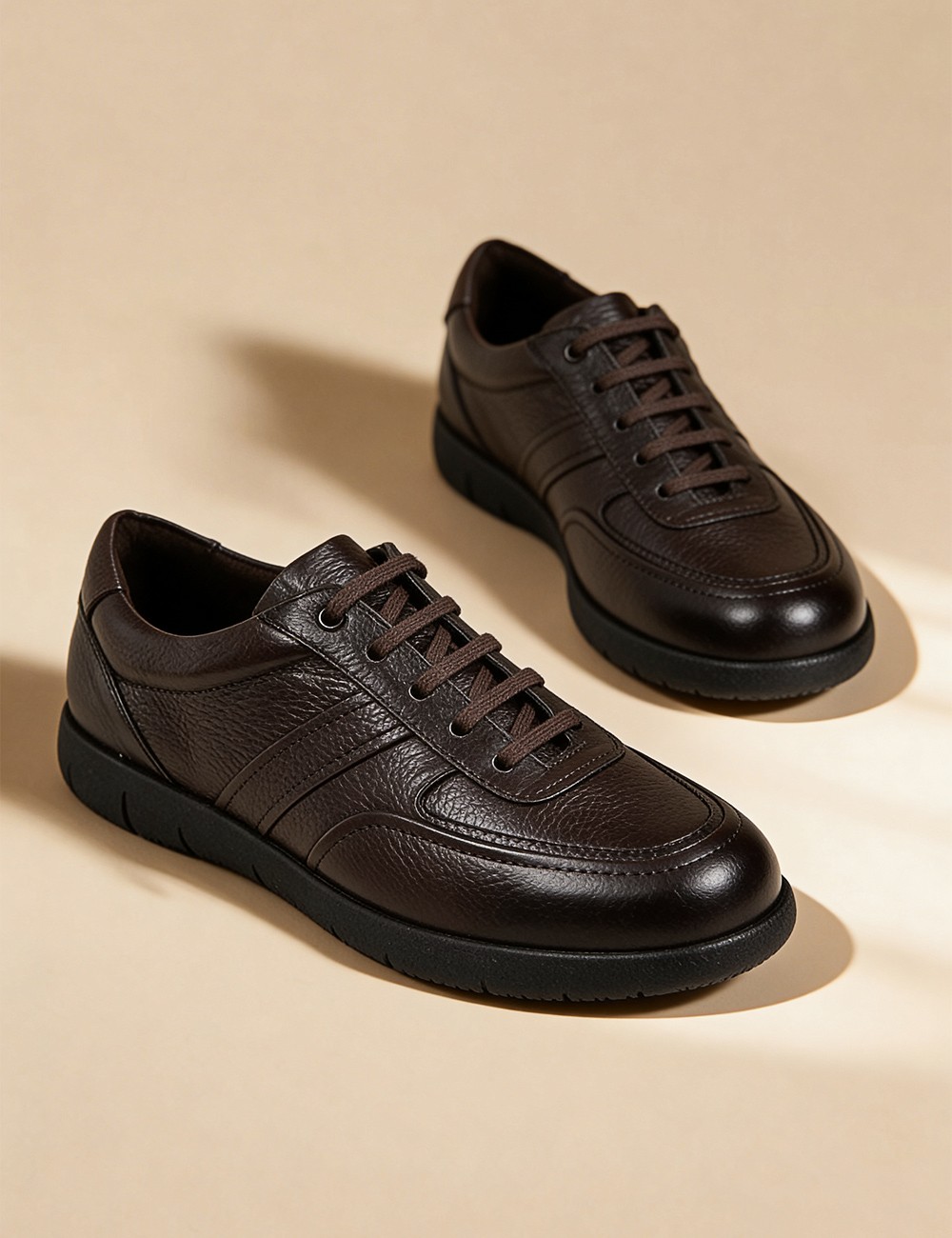 Deery Günlük Deery Hakiki Deri Kahverengi Erkek Ayakkabı