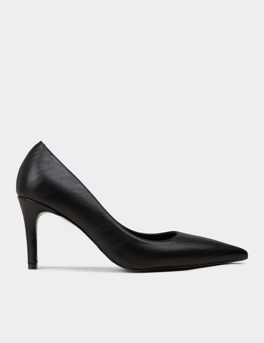 Kadın Siyah Stiletto Topuklu Ayakkabı - RD005ZSYHM01