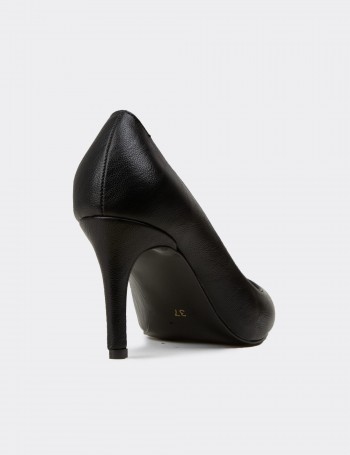 Kadın Siyah Stiletto Topuklu Ayakkabı - RD005ZSYHM01