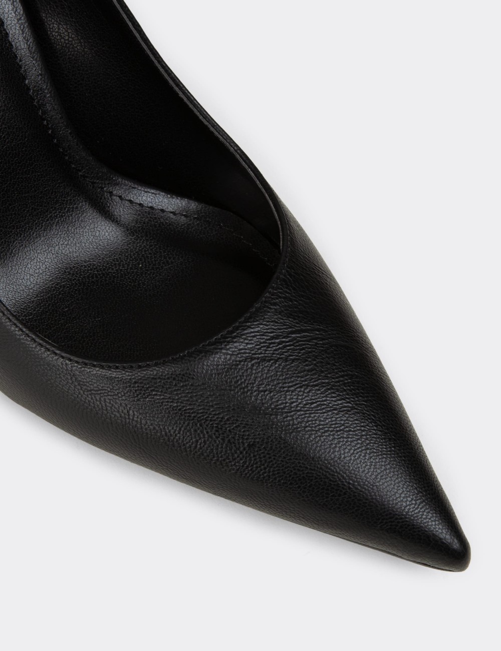 Kadın Siyah Stiletto Topuklu Ayakkabı - RD005ZSYHM01
