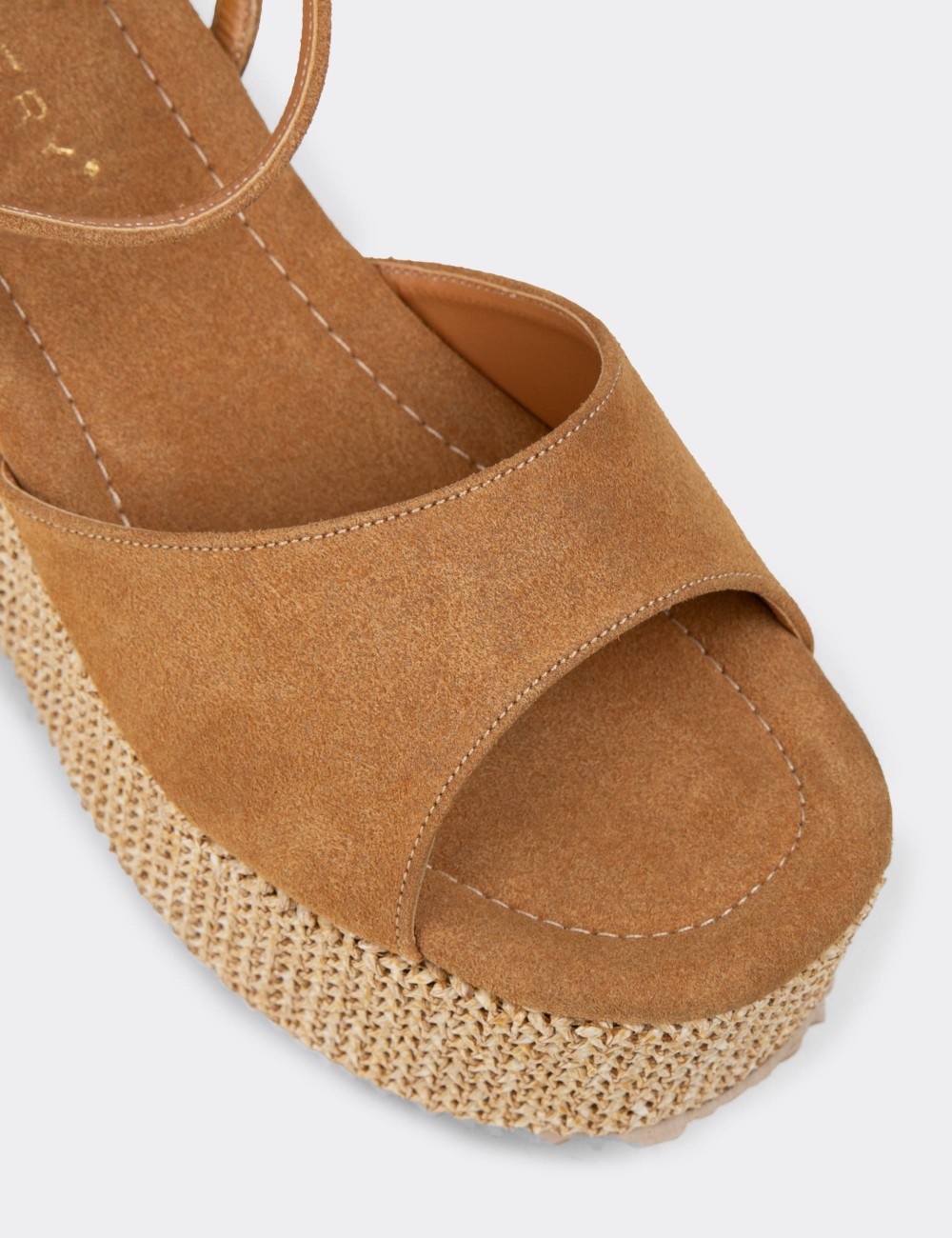 Kadın Taba Renkli Platform Sandalet - RD814ZTBAC01