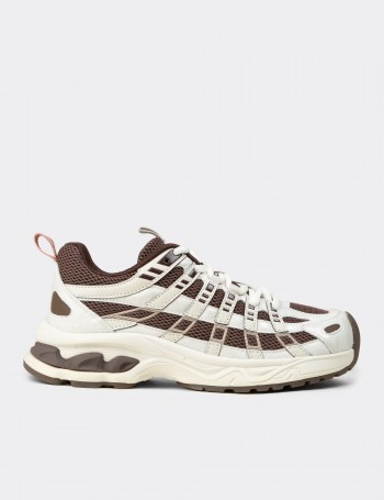 Kadın Kahverengi Sneaker Ayakkabı