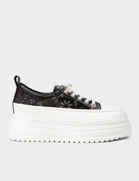 Kadın Siyah Sneaker Ayakkabı