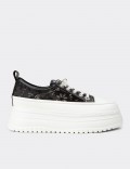 Kadın Siyah Sneaker Ayakkabı