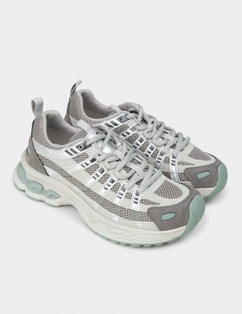 Kadın Gri Sneaker Ayakkabı