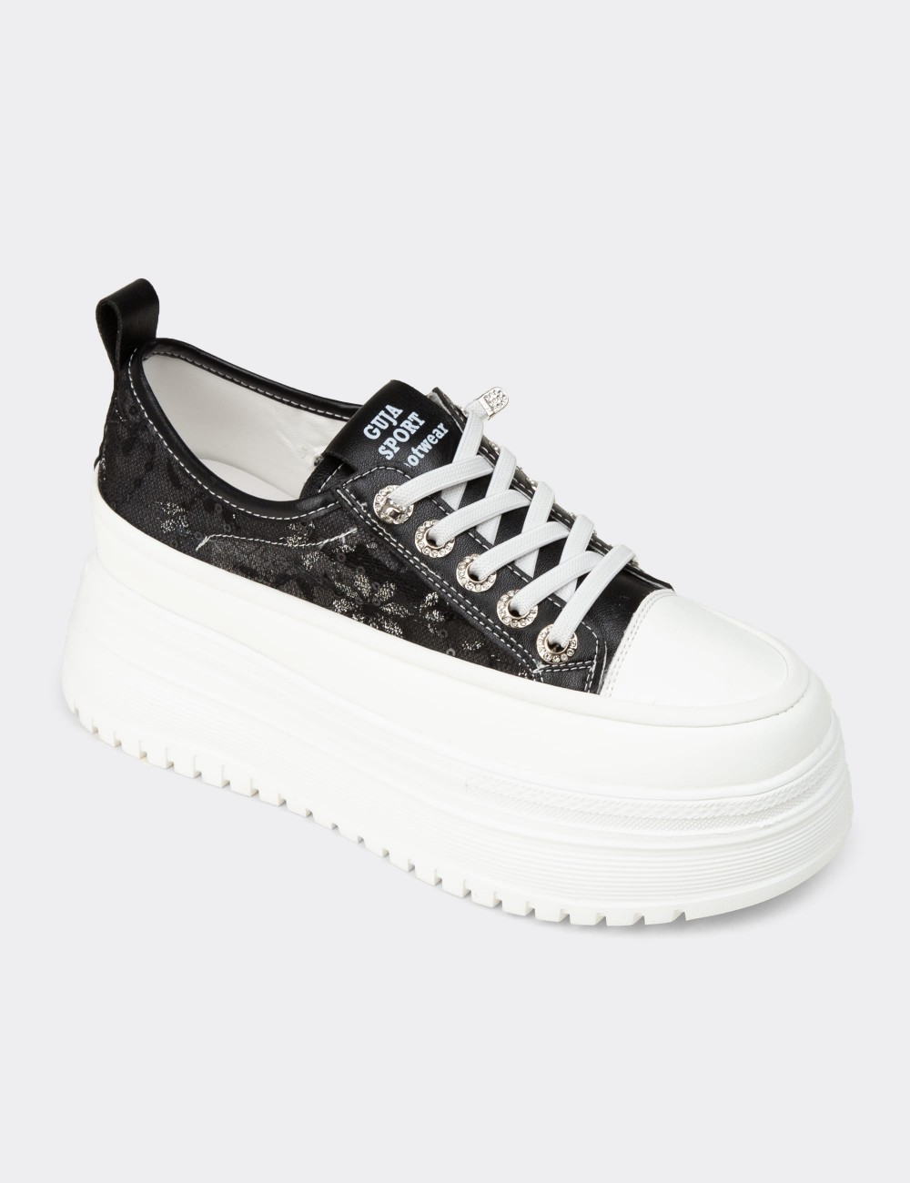 Kadın Siyah Sneaker Ayakkabı - 26316ZSYHP01