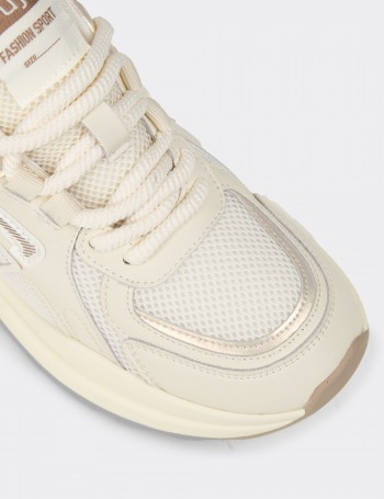 Kadın Bej Sneaker Ayakkabı - 26286ZBEJP01