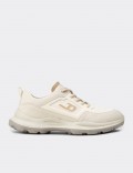 Erkek Bej Sneaker Ayakkabı