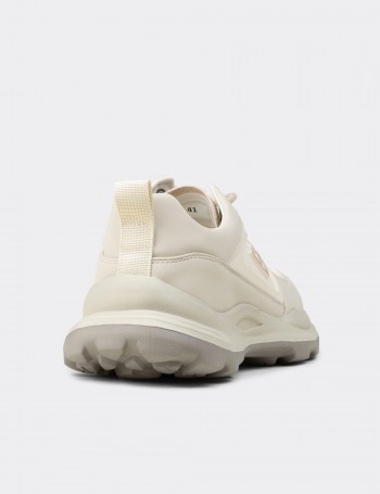 Erkek Bej Sneaker Ayakkabı - 26572MBEJC01