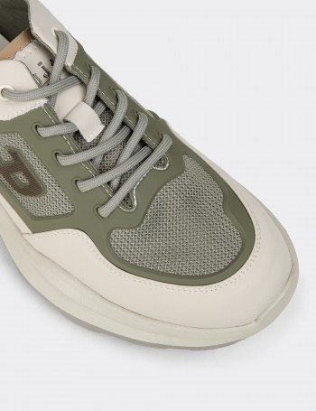 Erkek Yeşil Sneaker Ayakkabı - 26572MYSLC01