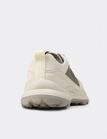 Erkek Yeşil Sneaker Ayakkabı - 26572MYSLC01