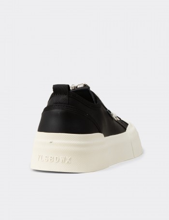 Kadın Siyah Sneaker Ayakkabı - K0014ZSYHC01