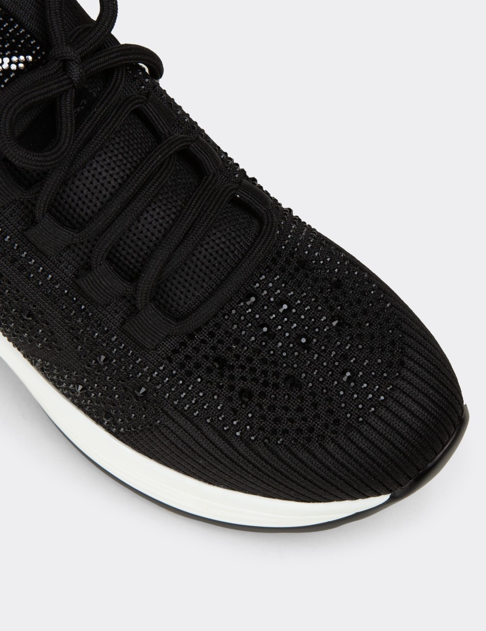 Kadın Siyah Gizli Topuk Sneaker Ayakkabı - K5050ZSYHC01