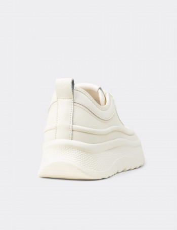 Kadın Bej Sneaker Ayakkabı - 26373ZBEJP01