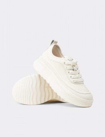 Kadın Bej Sneaker Ayakkabı - 26373ZBEJP01