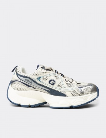 Kadın Lacivert Chunky Sneaker - 26353ZLCVP01