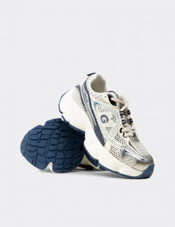 Kadın Lacivert Chunky Sneaker - 26353ZLCVP01