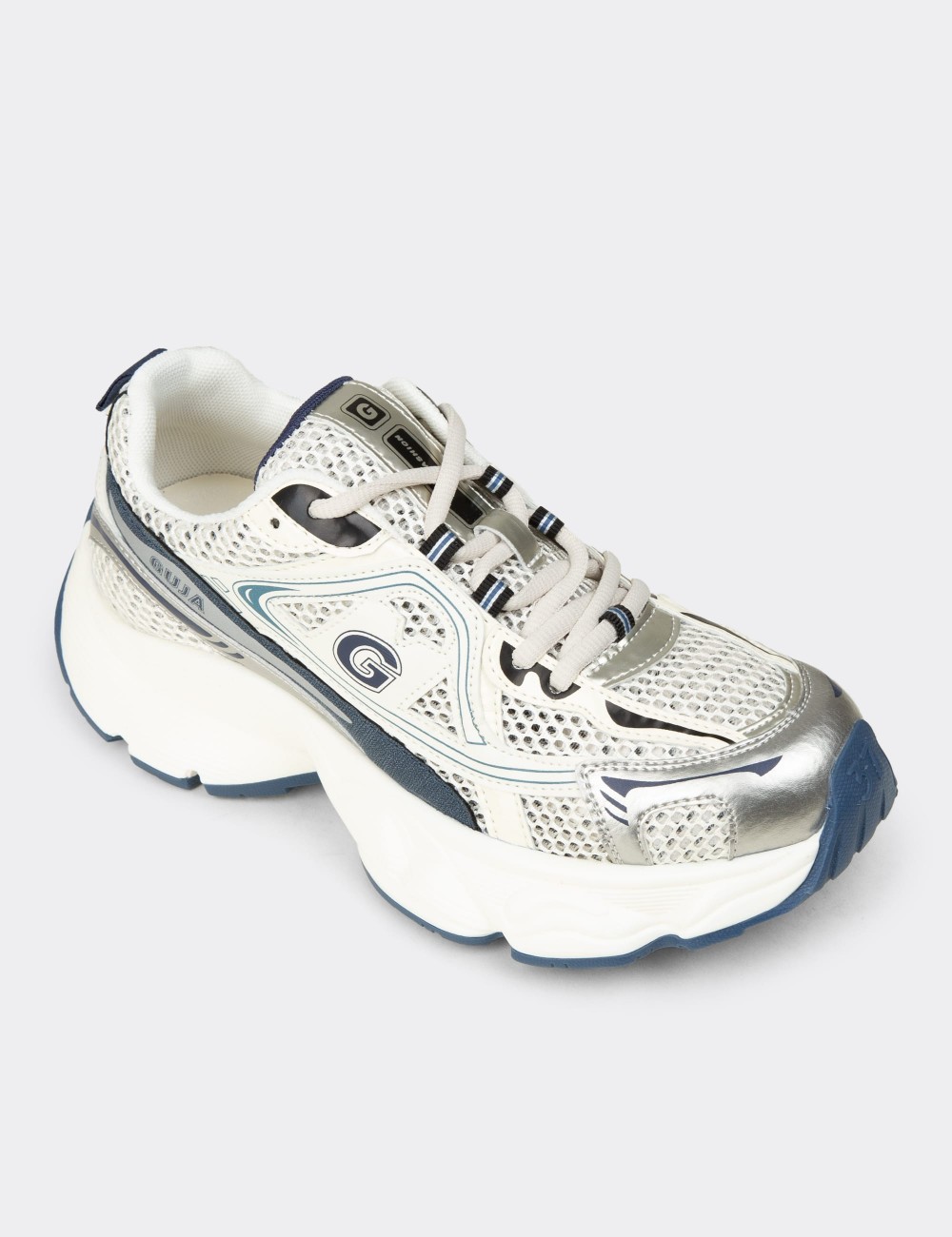 Kadın Lacivert Chunky Sneaker - 26353ZLCVP01
