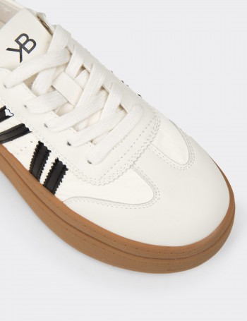 Kadın Bej Platform Sneaker Ayakkabı - K1062ZBEJC01