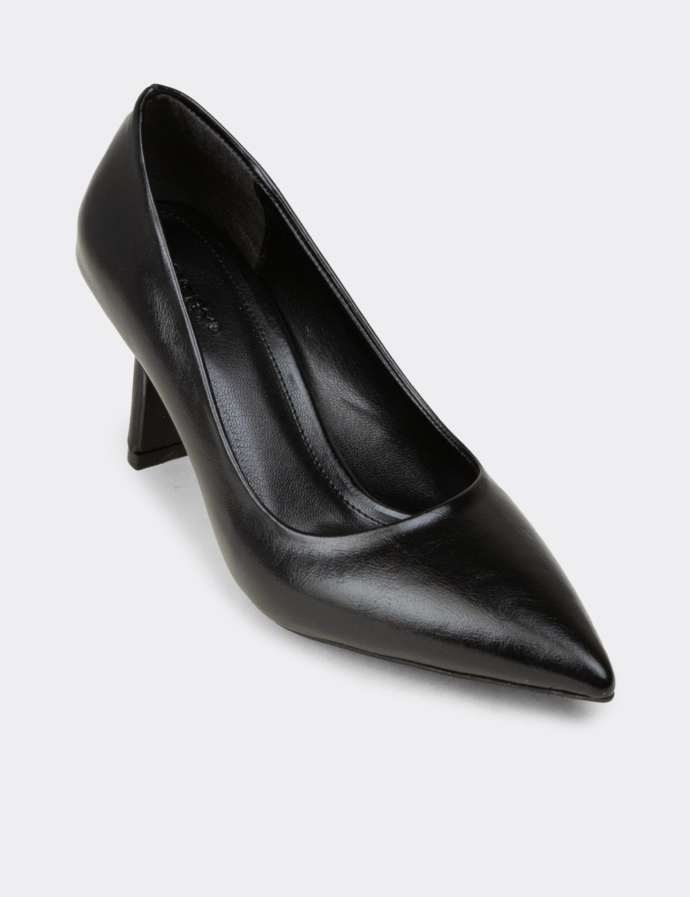 Kadın Siyah Rugan Stiletto - K0200ZSYHC09