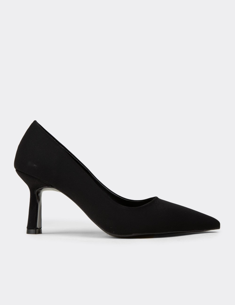 Deery Ayakkabı Deery Stiletto Kadın Siyah Topuklu