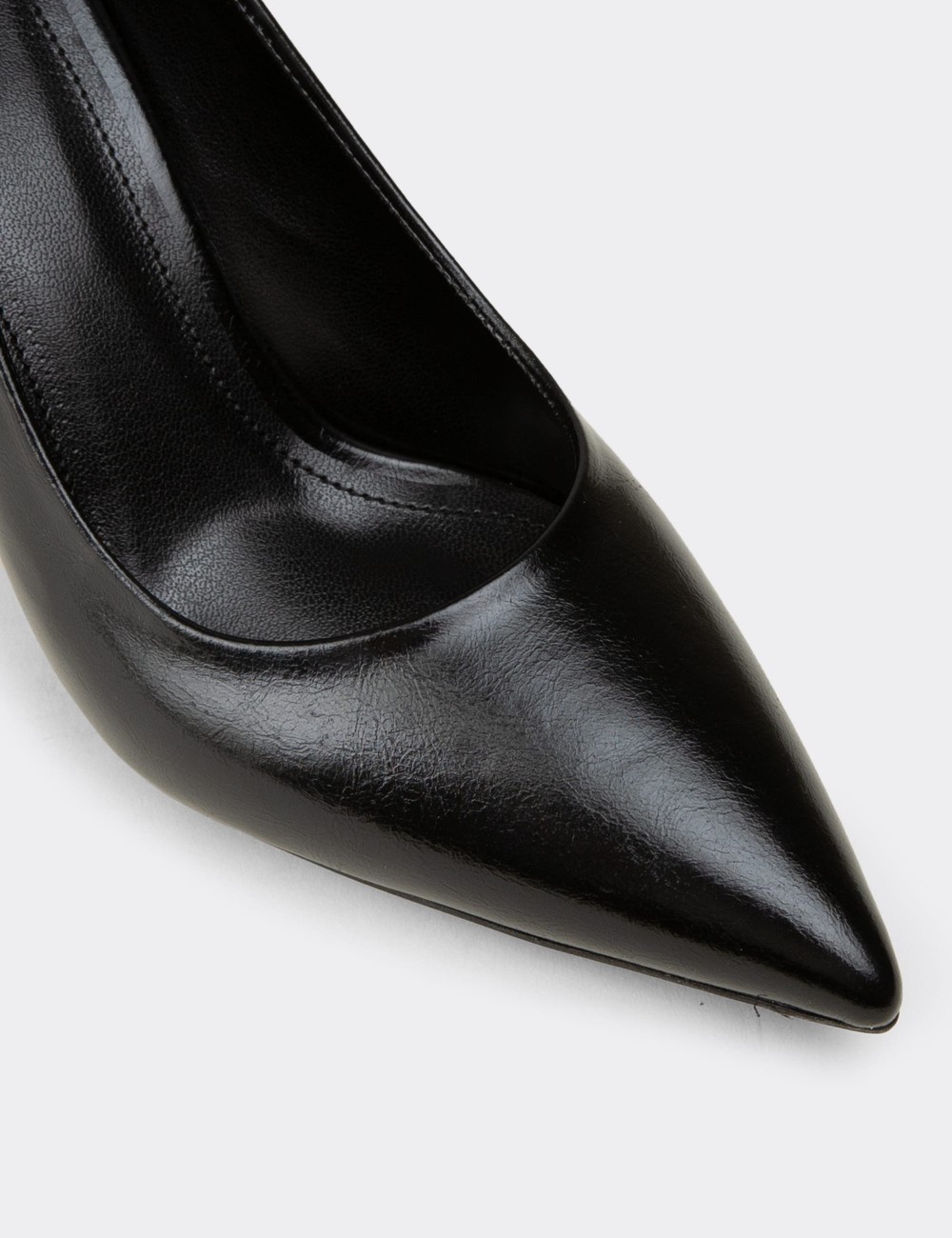 Kadın Siyah Rugan Stiletto - K0200ZSYHC09