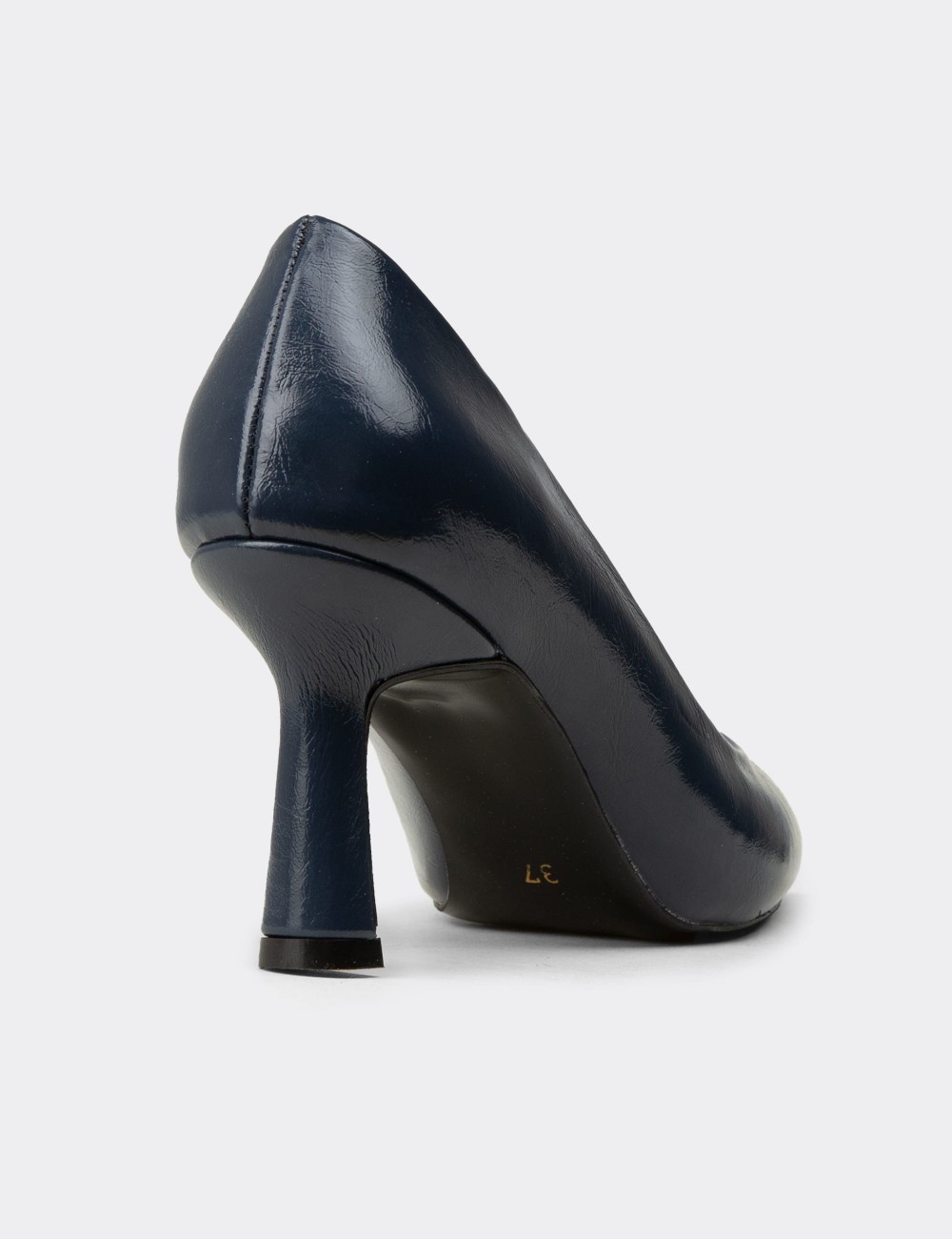 Kadın Lacivert Rugan Stiletto - K0200ZLCVC01