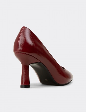 Kadın Bordo Rugan Stiletto - K0200ZBRDC01