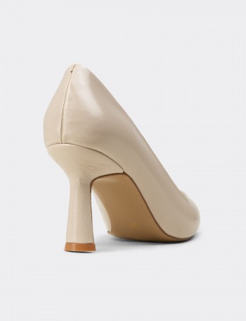 Kadın Bej Rugan Stiletto - K0200ZBEJC01