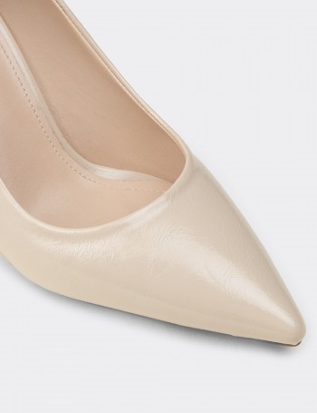 Kadın Bej Rugan Stiletto - K0200ZBEJC01