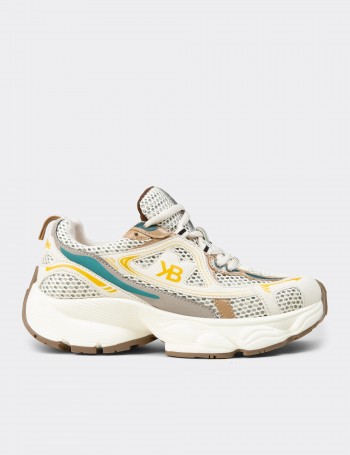 Kadın Bej Chunky Sneaker Ayakkabı