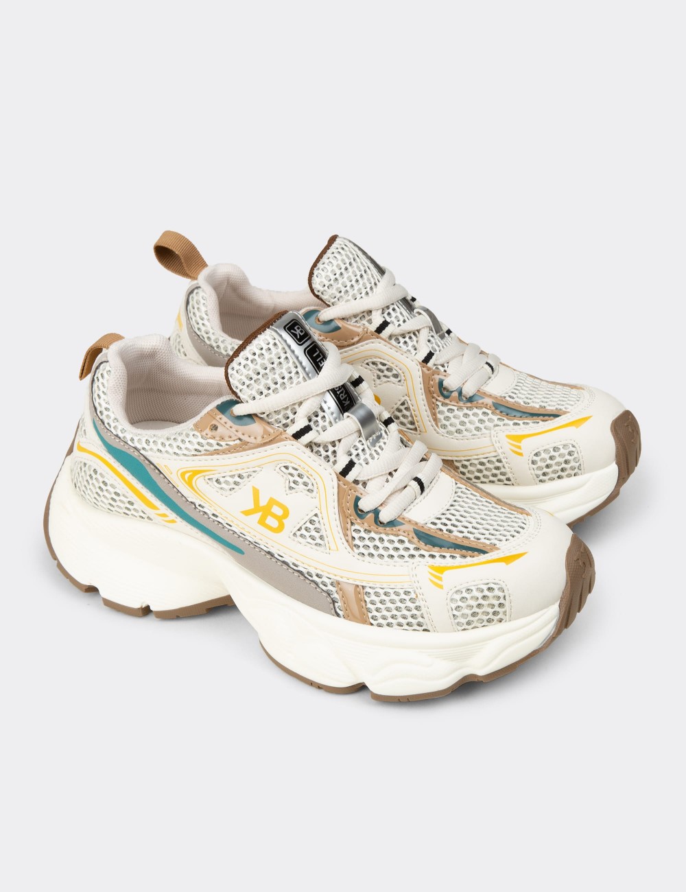 Kadın Bej Chunky Sneaker Ayakkabı - K1152ZBEJP01