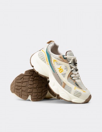 Kadın Bej Chunky Sneaker Ayakkabı - K1152ZBEJP01