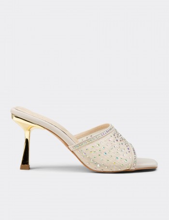 Deery Terlik Deery Abiye Kadın Bej