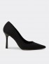 Deery Stiletto Deery Saten Kadın Siyah