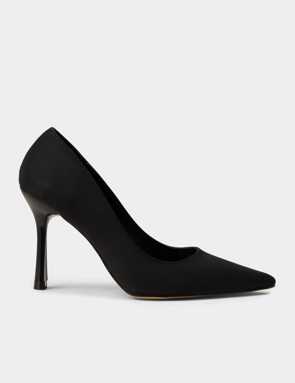 Deery Stiletto Deery Saten Kadın Siyah